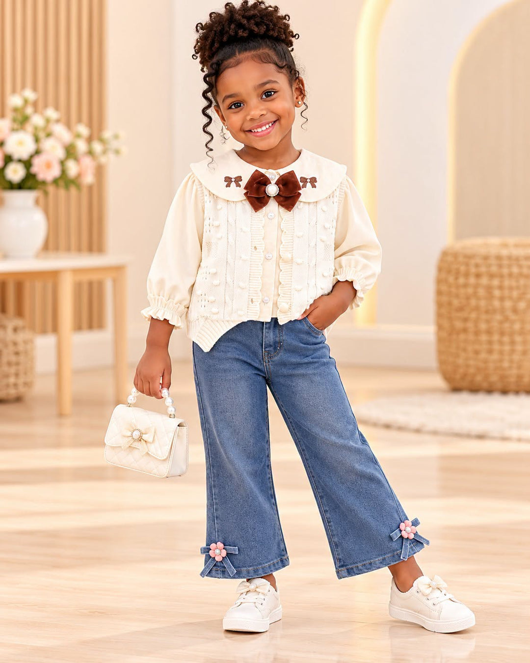 Girls Denim Set