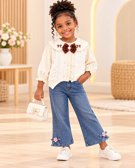 Girls Denim Set