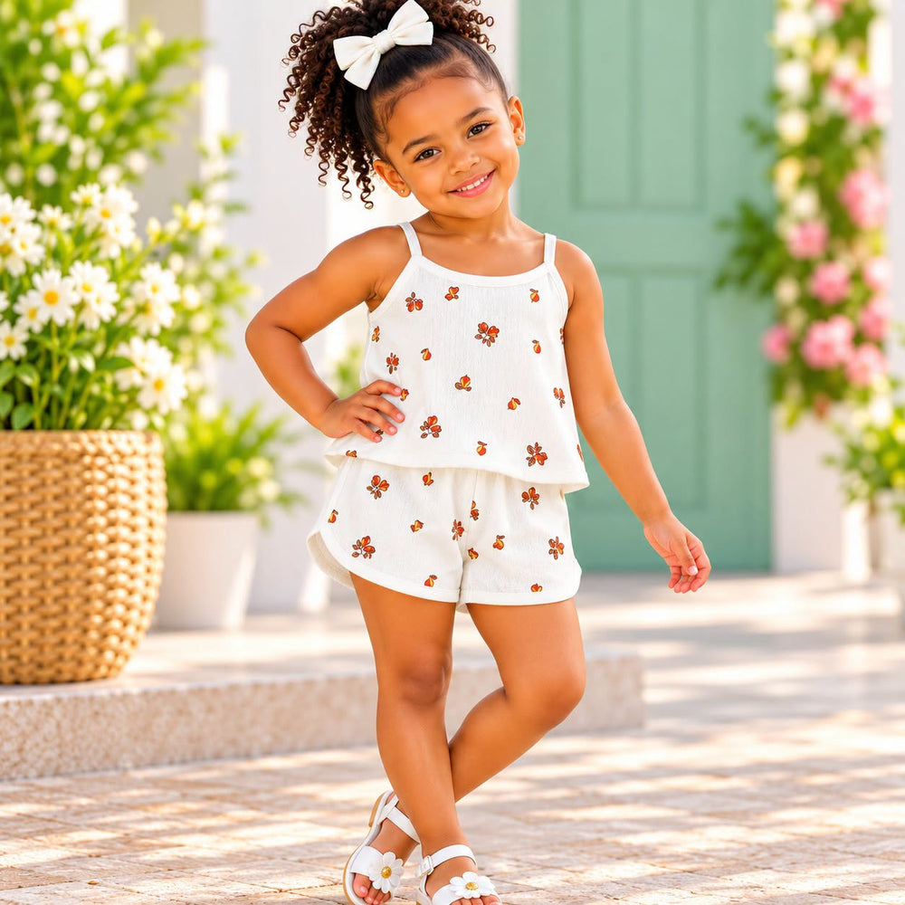 Girls Vest + Short