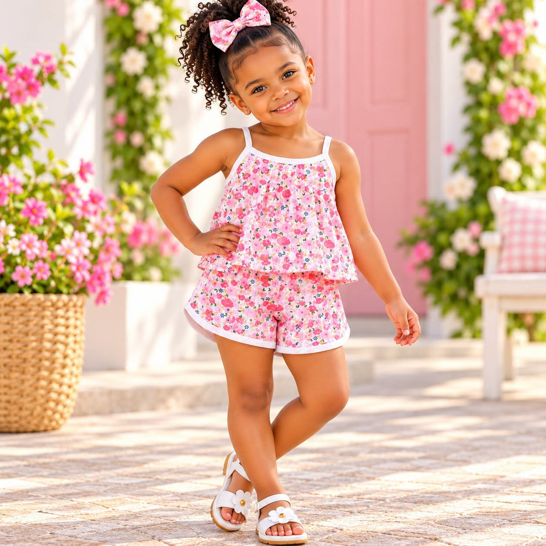 Girls Vest + Short