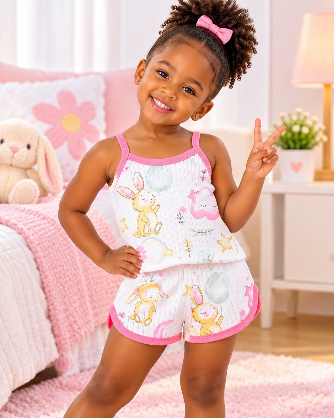 Girls Vest + Short