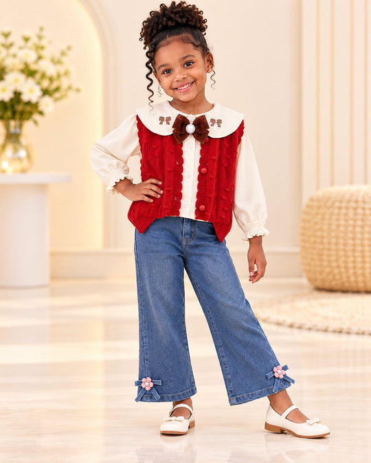 Girls Denim Set