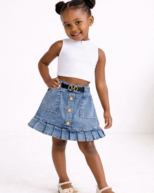 Girls Skirt Set