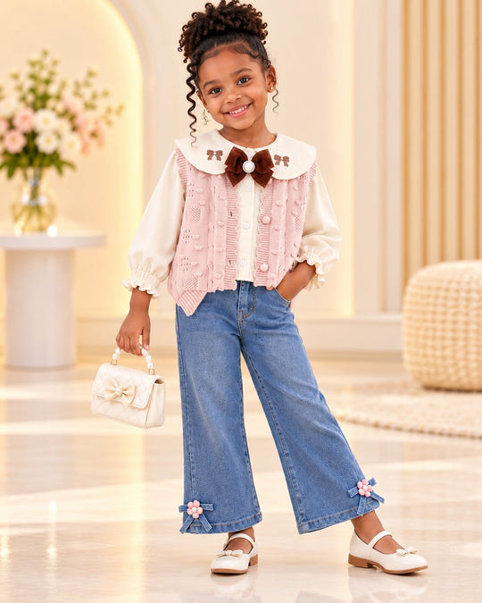 Girls Denim Set