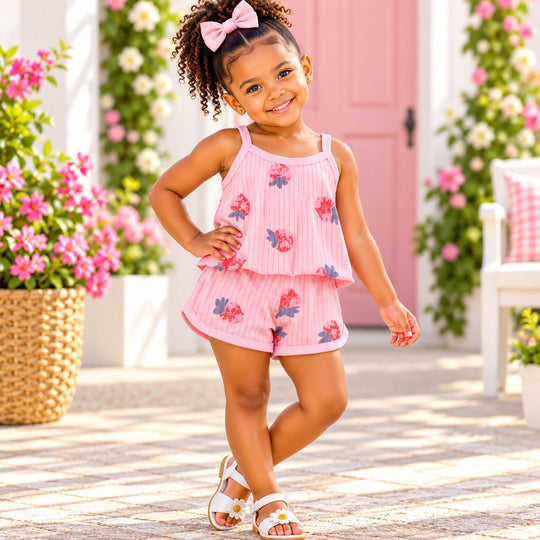Girls Vest + Short