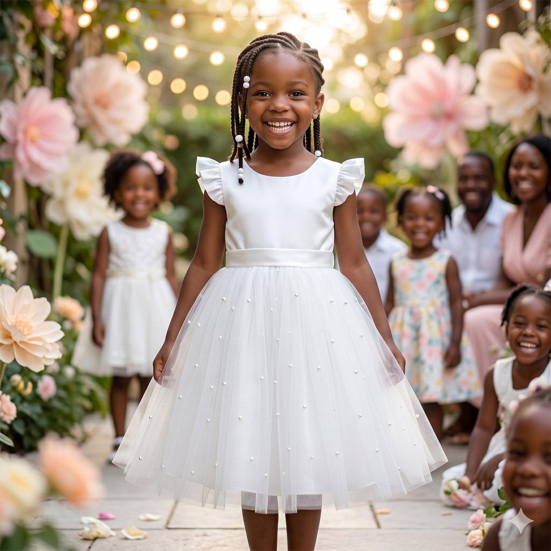 White Beaded Dress