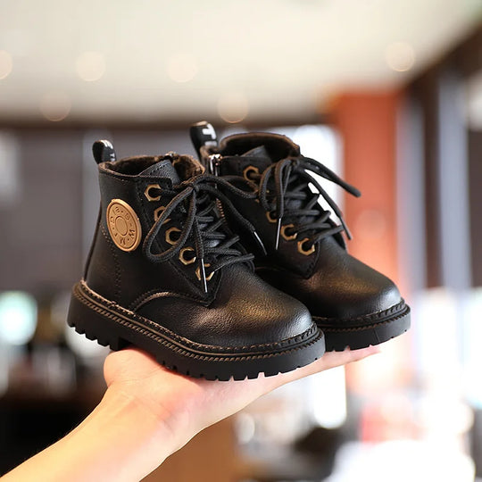 Kids Leather Boots