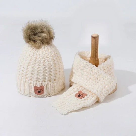 Knitted Hat & Scarf Set